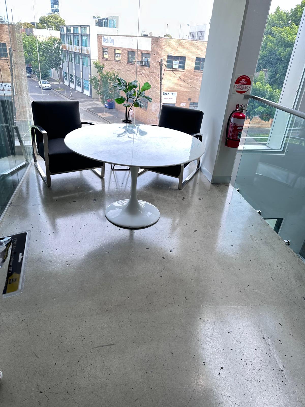 Sparkling clean office